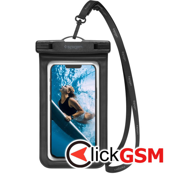 Spigen - Waterproof Case (A601)  - IPX8, for Phone 3.5 - 7" - Black