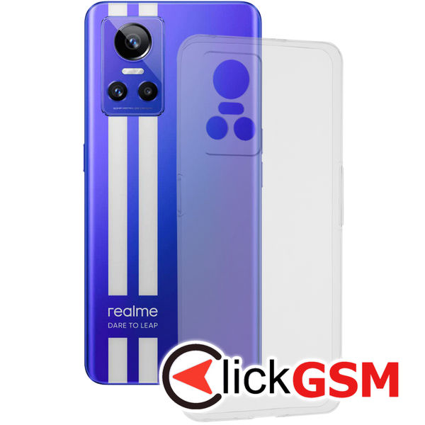 Techsuit - Clear Silicone - Realme GT Neo 3 80W / 150W - Transparent