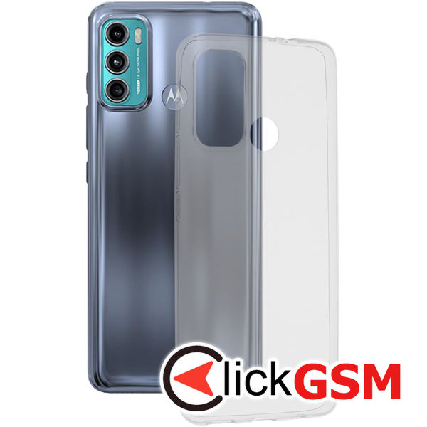 Techsuit - Clear Silicone - Motorola Moto G60 - Transparent