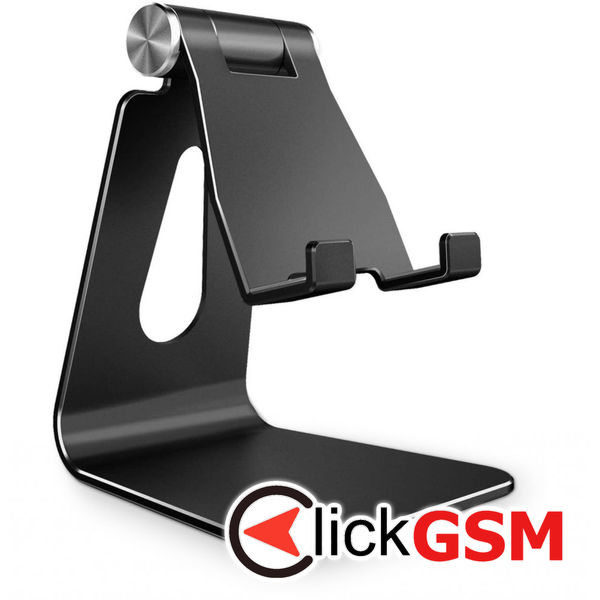 Techsuit - Desk Holder (Z4a) - Folding Feature, for Phone, Tablet, max 8" - Black