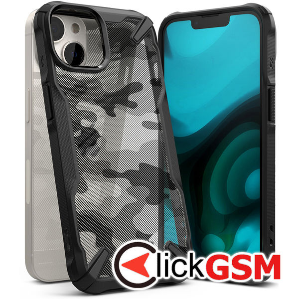 Ringke - Fusion X Design - iPhone 14 Plus - Camo Black