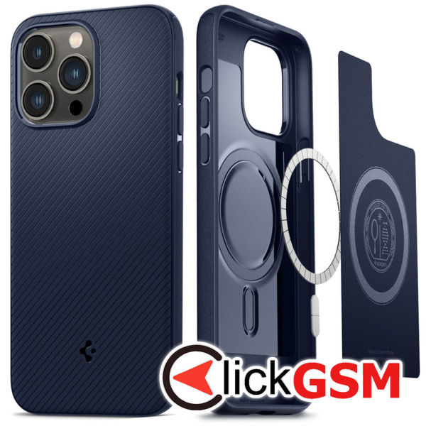 Spigen - Mag Armor - iPhone 14 Pro Max - Navy Blue