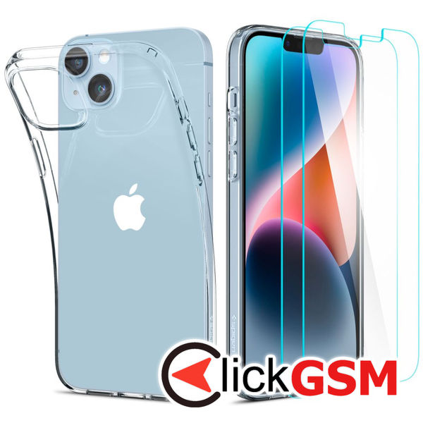 Spigen - Crystal Pack 360 - iPhone 14 Plus - Crystal Clear