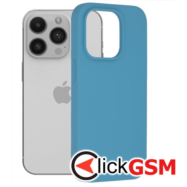Techsuit - Soft Edge Silicone - iPhone 14 Pro - Denim Blue