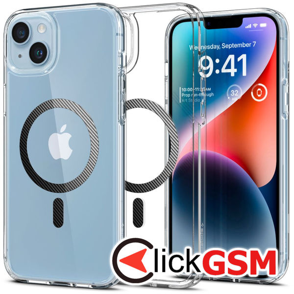 Spigen - Ultra Hybrid MagSafe - iPhone 14 Plus - Carbon Fiber