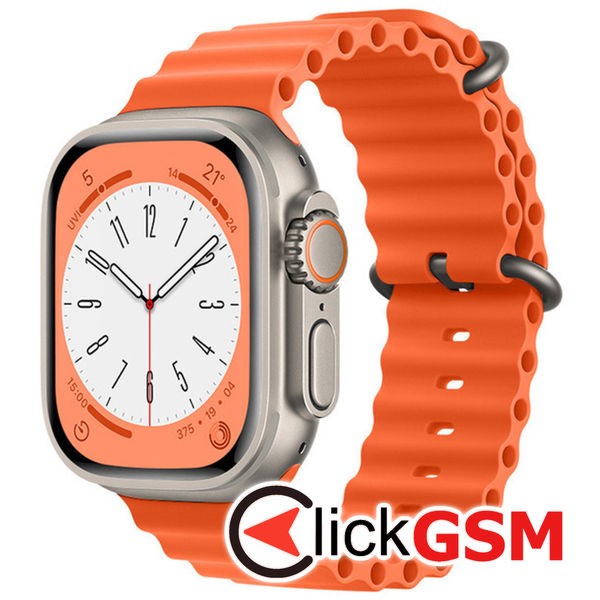 Techsuit - Watchband (W038) - Apple Watch 1/2/3/4/5/6/7/8/9/SE/SE 2 (38/40/41mm) - Orange