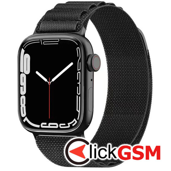 Techsuit - Watchband (W037) - Apple Watch 1/2/3/4/5/6/7/8/9/SE/SE 2 (38/40/41mm) - Black