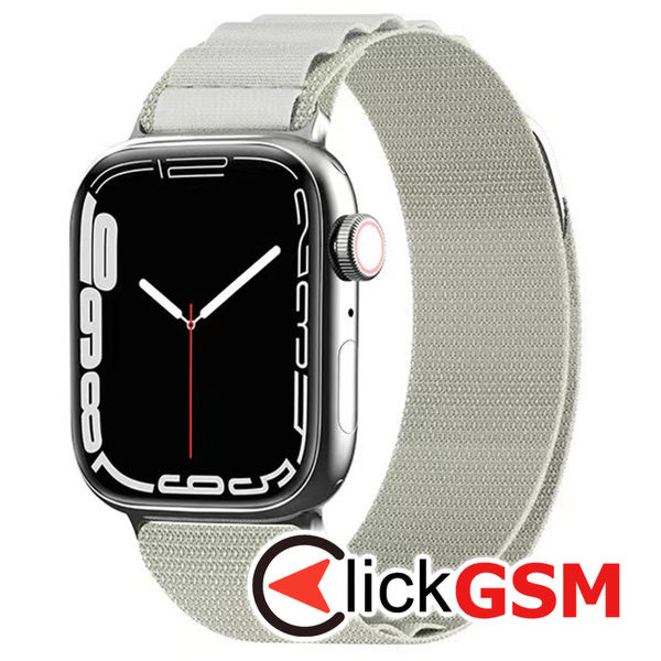 Techsuit - Watchband (W037) - Apple Watch 1/2/3/4/5/6/7/8/9/SE/SE 2/Ultra/Ultra 2 (42/44/45/49mm) - Star White