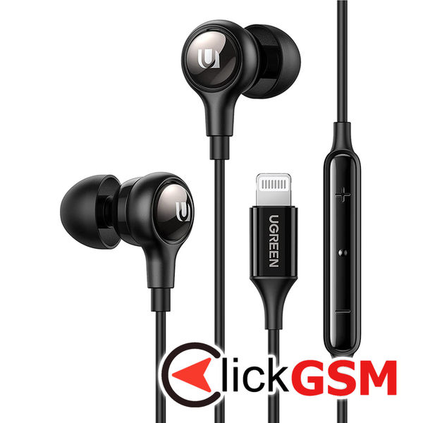 Ugreen - Stereo Earphones (30631) - In-Ear with Lightning Connector - Black