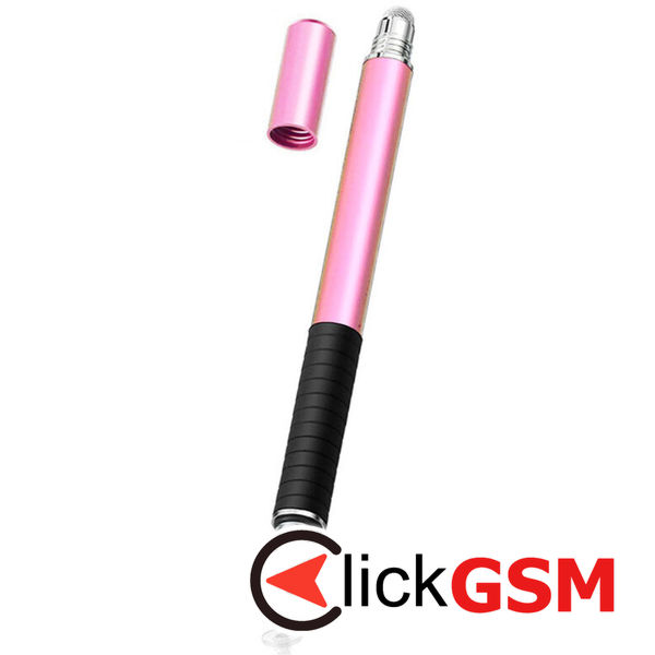 Techsuit - Stylus Pen (JC02) - Aluminum Alloy, Android, iOS, Microsoft - Light Pink