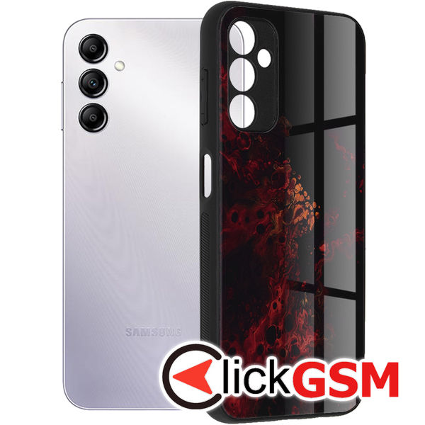 Techsuit - Glaze Series - Samsung Galaxy A14 4G / A14 5G - Red Nebula