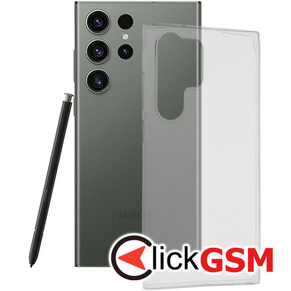 Techsuit - Clear Silicone - Samsung Galaxy S23 Ultra - Transparent