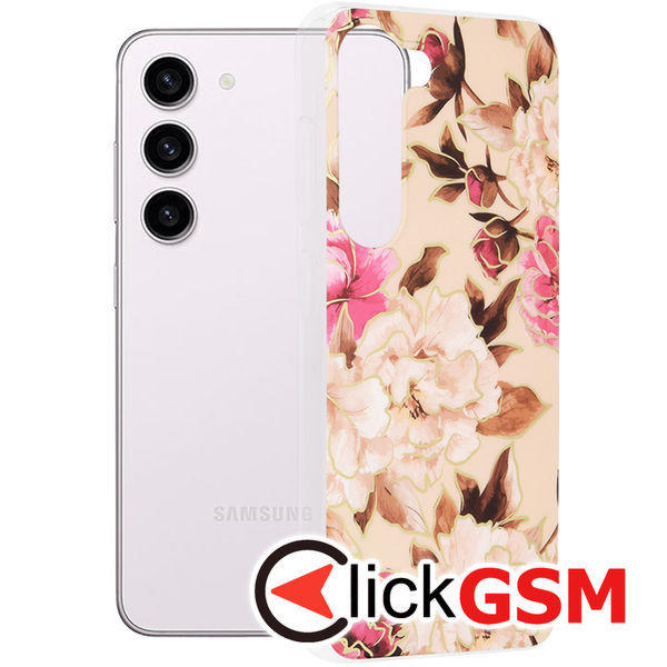 Techsuit - Marble Series - Samsung Galaxy S23 - Mary Berry Nude