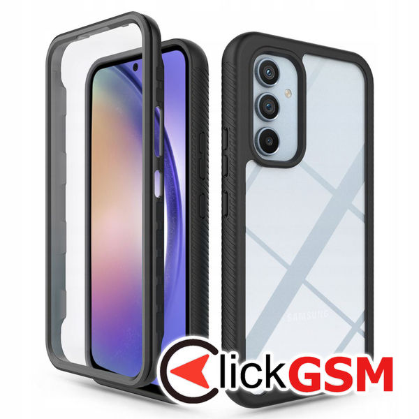 Techsuit - Defense360 Pro + Screen Protector - Samsung Galaxy A54 - Black