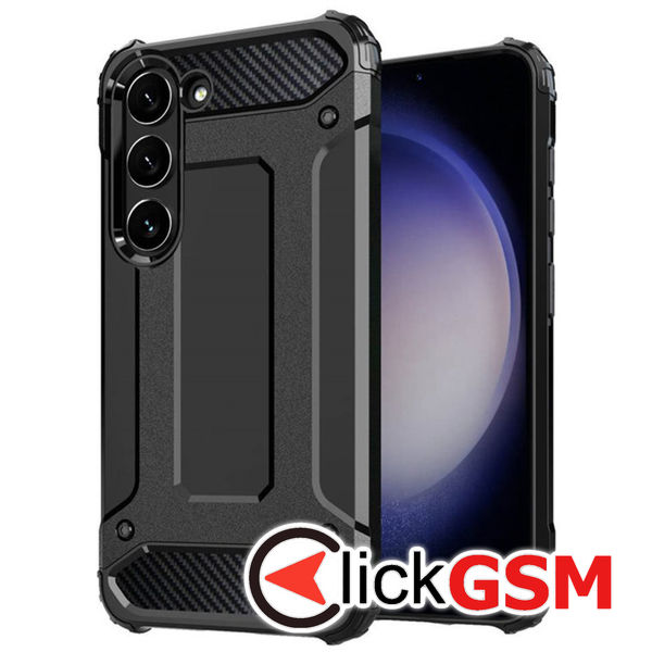 Techsuit - Hybrid Armor - Samsung Galaxy S23 - Black