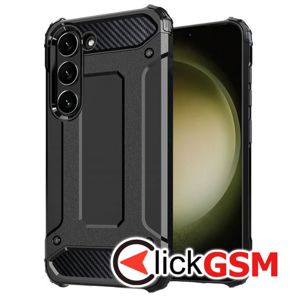 Techsuit - Hybrid Armor - Samsung Galaxy S23 Plus - Black