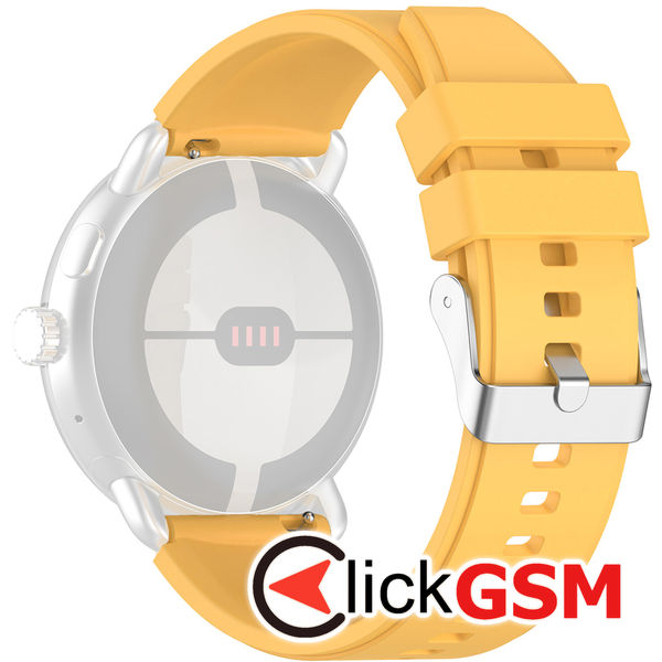 Techsuit - Watchband 22mm (W026) - Huawei Watch GT 2 (46mm)/GT 2 Pro/GT 3 Pro (46mm)/Ultimate, Xiaomi Watch S1 - Yellow