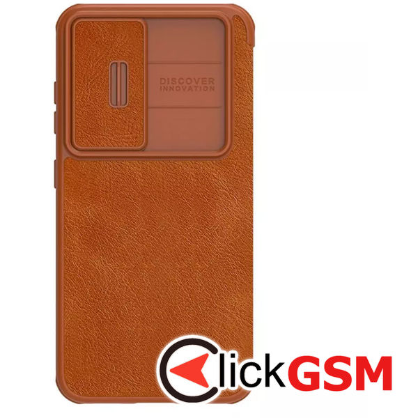 Nillkin - Qin Leather PRO Case - Samsung Galaxy S23 - Brown