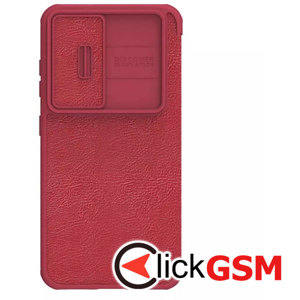 Nillkin - Qin Leather PRO Case - Samsung Galaxy S23 Plus - Red