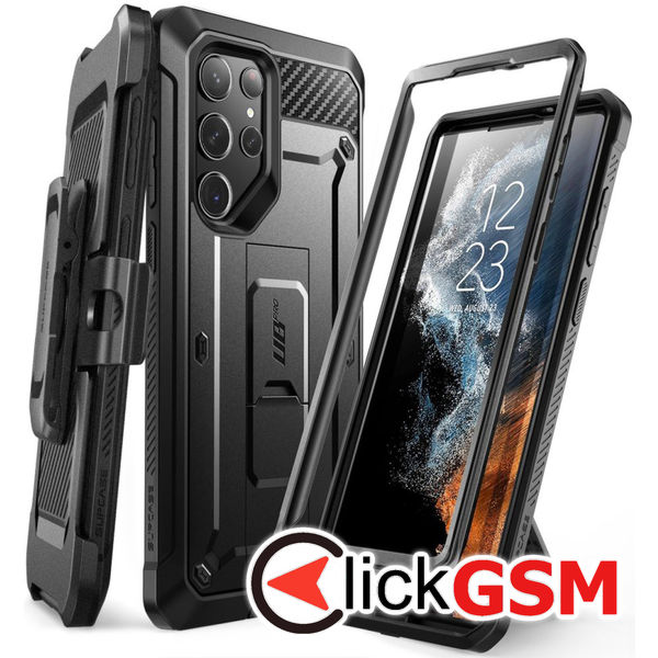 Supcase - Unicorn Beetle Pro - Samsung Galaxy S23 Ultra - Black