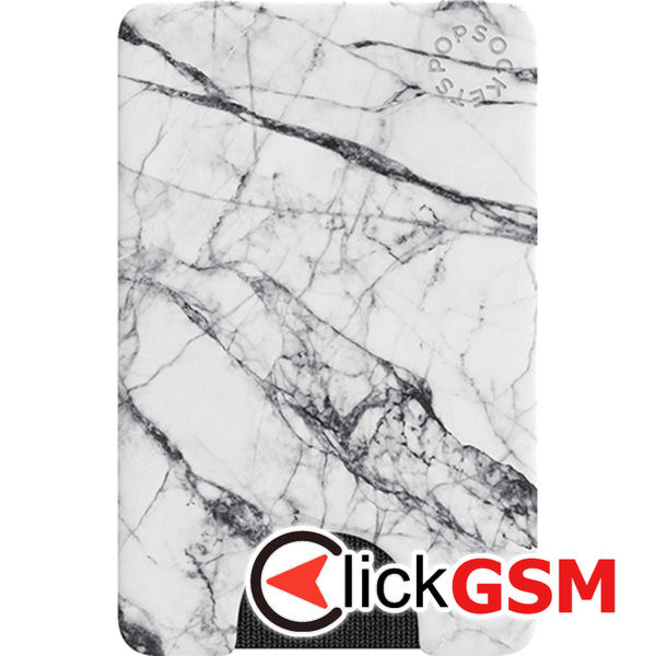PopSockets - PopWallet - White Marble