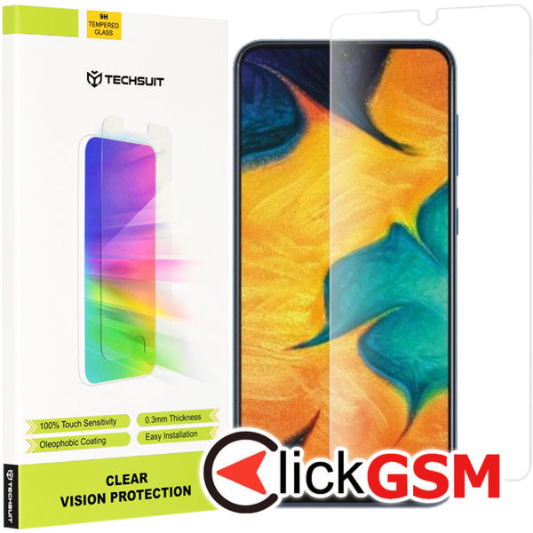 Techsuit - Clear Vision Glass - Samsung Galaxy A30 / A50 / A20 / A30s / A50s / M21 / M31 / M30s / M30 - Transparent