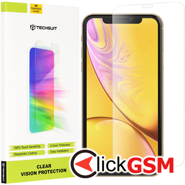 Techsuit - Clear Vision Glass - iPhone XR / 11 - Transparent