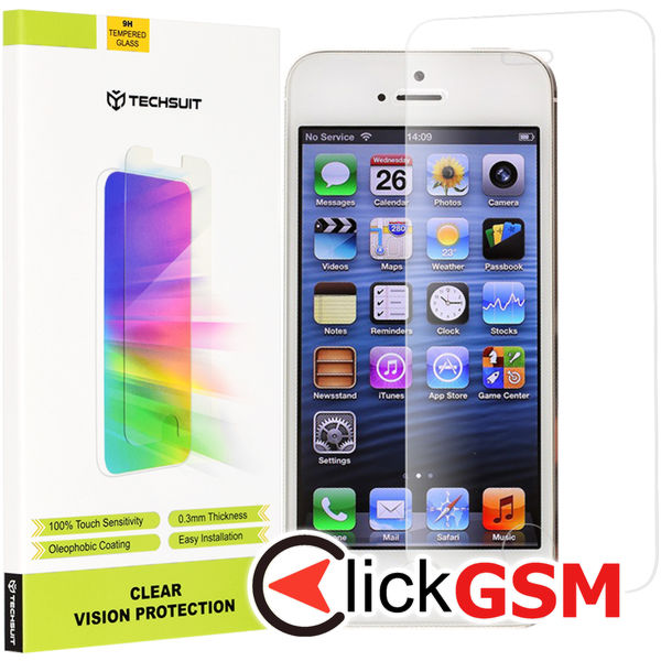 Techsuit - Clear Vision Glass - iPhone 5/ 5s/ SE - Transparent