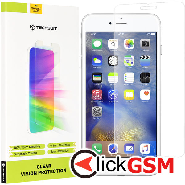 Techsuit - Clear Vision Glass - iPhone 6 Plus/ 6s Plus - Transparent