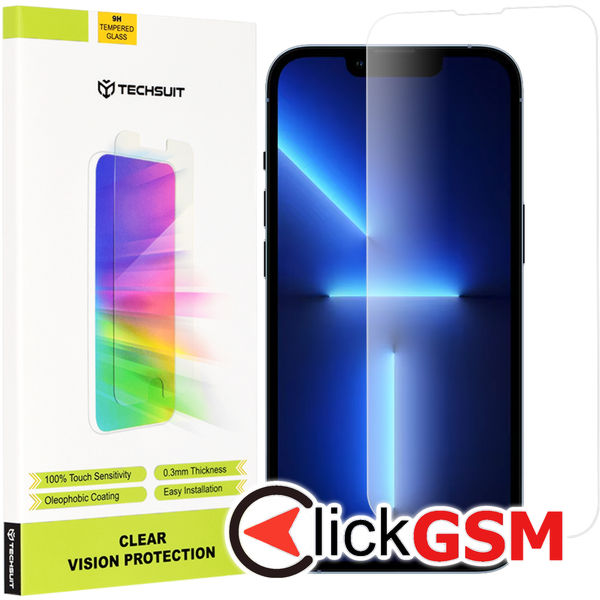 Techsuit - Clear Vision Glass - iPhone 13 Pro Max / 14 Plus - Transparent