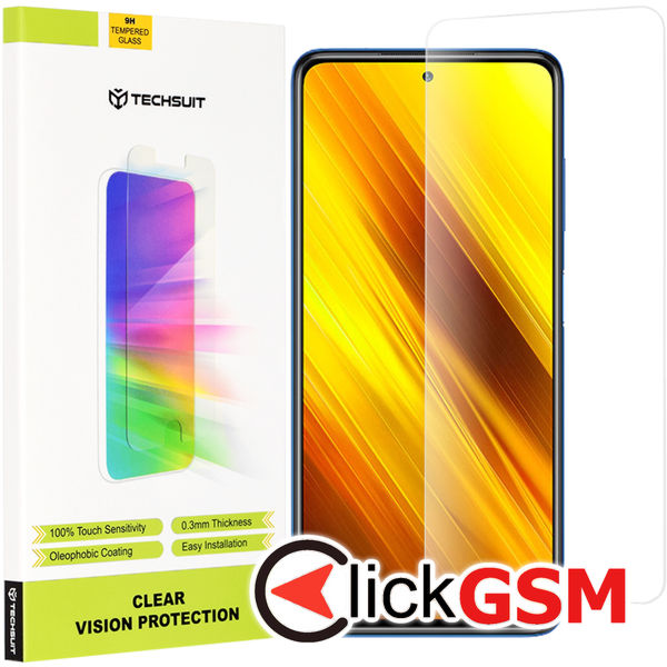 Techsuit - Clear Vision Glass - Xiaomi Poco X3 / Poco X3 NFC / Poco X3 Pro - Transparent