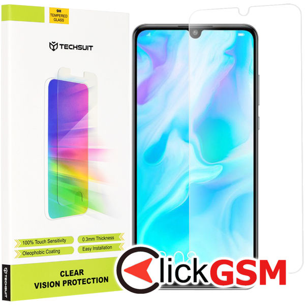 Techsuit - Clear Vision Glass - Huawei P30 Lite / P30 Lite New Edition - Transparent