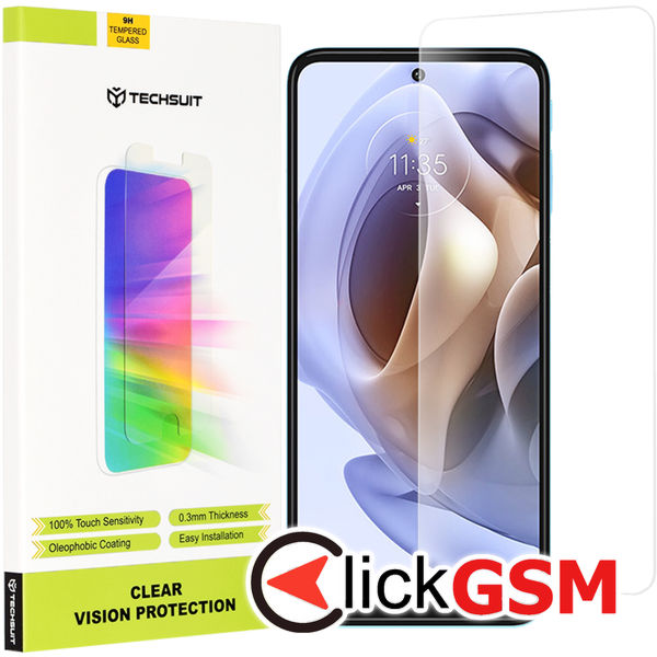 Techsuit - Clear Vision Glass - Motorola Moto G31 / Moto G41 / Moto G71 5G / Moto G62 5G - Transparent