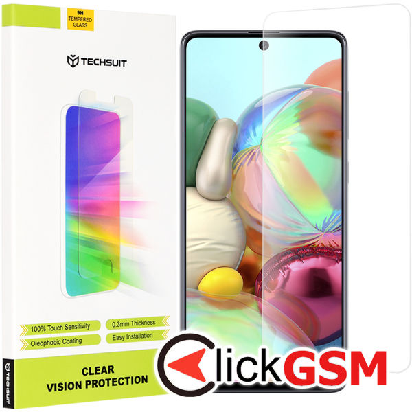 Techsuit - Clear Vision Glass - Samsung Galaxy A71 4G / A71 5G / Note 10 Lite / M51 - Transparent
