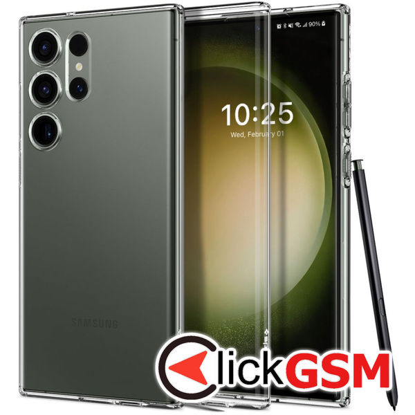 Spigen - Liquid Crystal - Samsung Galaxy S23 Ultra - Clear
