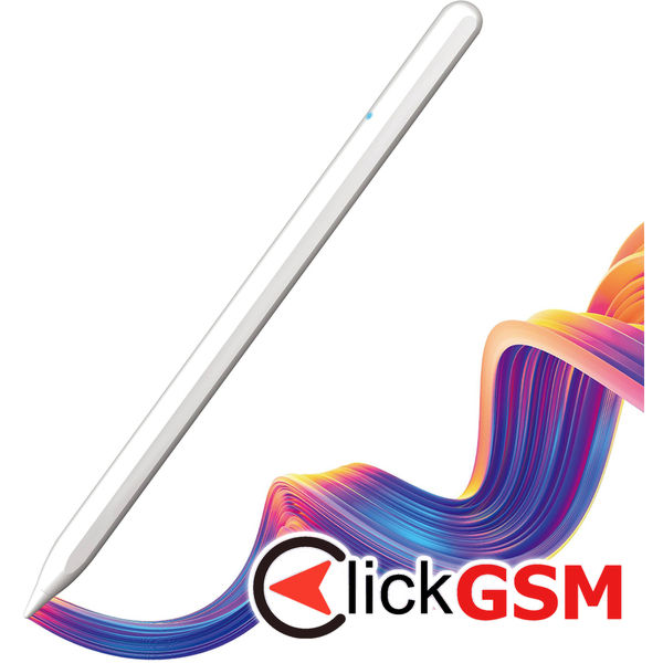 Techsuit - Stylus Pen (M2) - for iPad mini 6, Pro 11/12.9 inch, Air 4/5 with Adsorption Charging and Palm Rejection - White