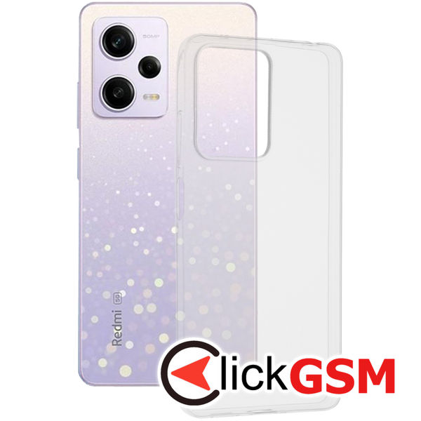 Techsuit - Clear Silicone - Xiaomi Redmi Note 12 Pro 5G / Poco X5 Pro - Transparent