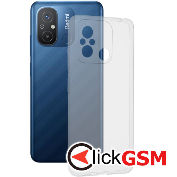 Techsuit - Clear Silicone - Xiaomi Redmi 12C - Transparent