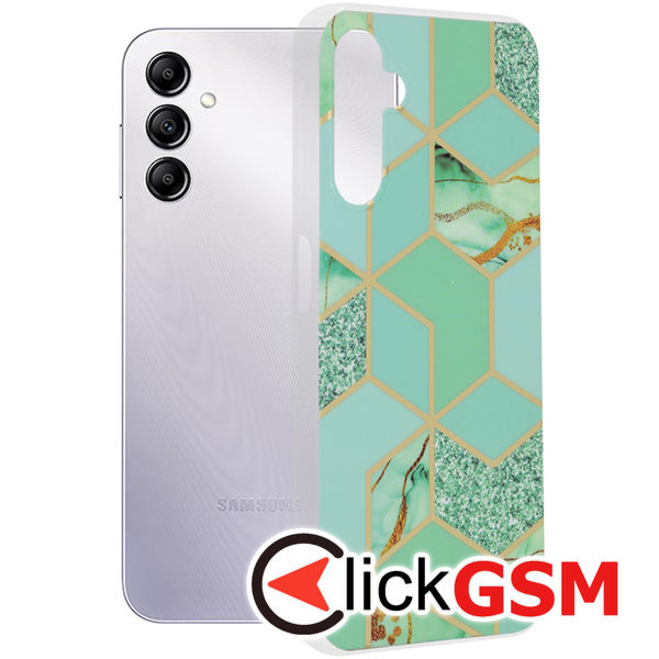 Techsuit - Marble Series - Samsung Galaxy A14 4G / A14 5G - Green Hex