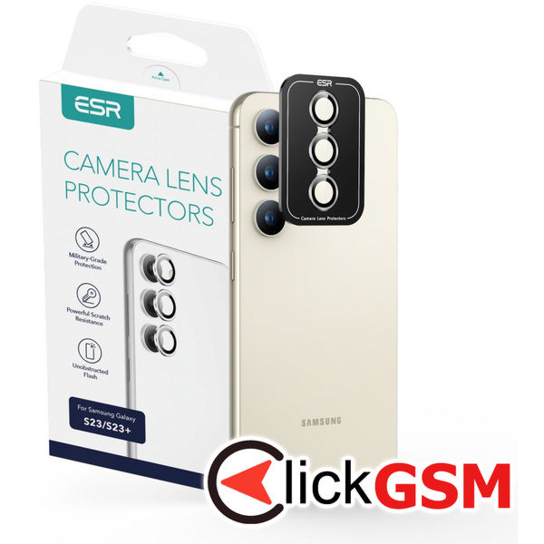 ESR - Lens Protector Tempered Glass - Samsung Galaxy S23 / S23 Plus - Silver