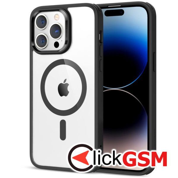 ESR - Classic Hybrid HaloLock - iPhone 14 Pro - Clear Black