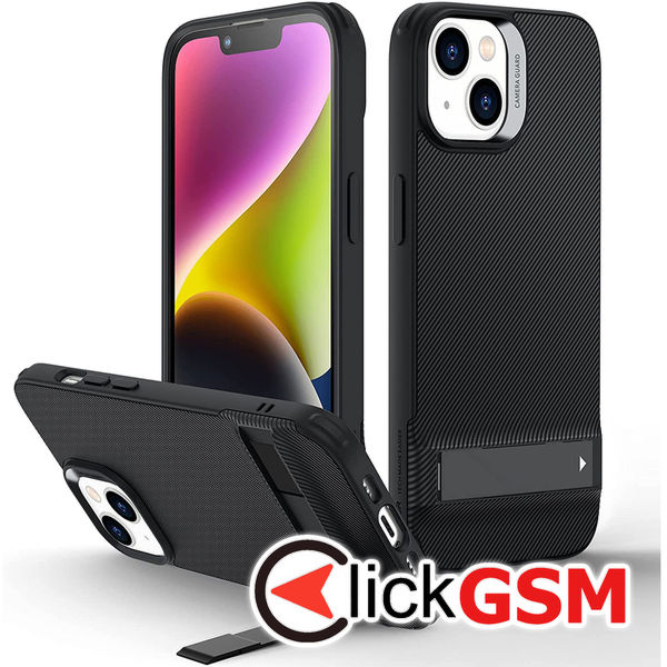 ESR - Air Shield Boost Kickstand - iPhone 14 / iPhone 13 - Translucent Black