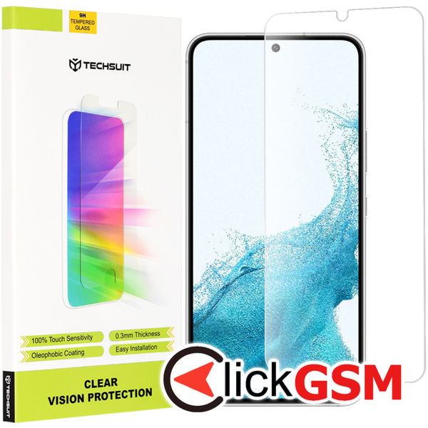 Techsuit - Clear Vision Glass - Samsung Galaxy S22 5G / S23 - Transparent