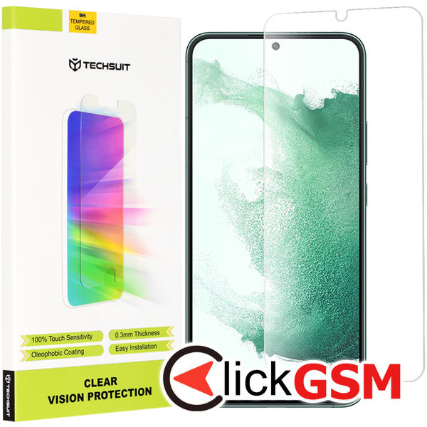Techsuit - Clear Vision Glass - Samsung Galaxy S22 Plus 5G / S23 Plus - Transparent