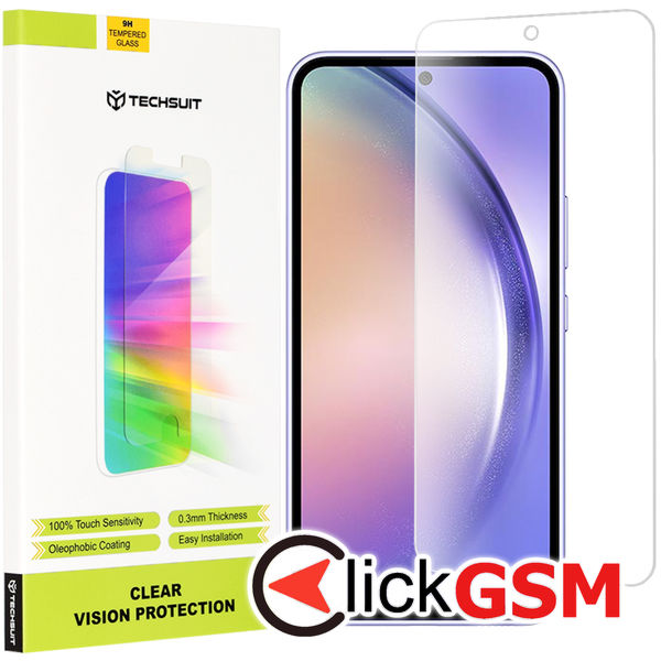 Techsuit - Clear Vision Glass - Samsung Galaxy A54 - Transparent