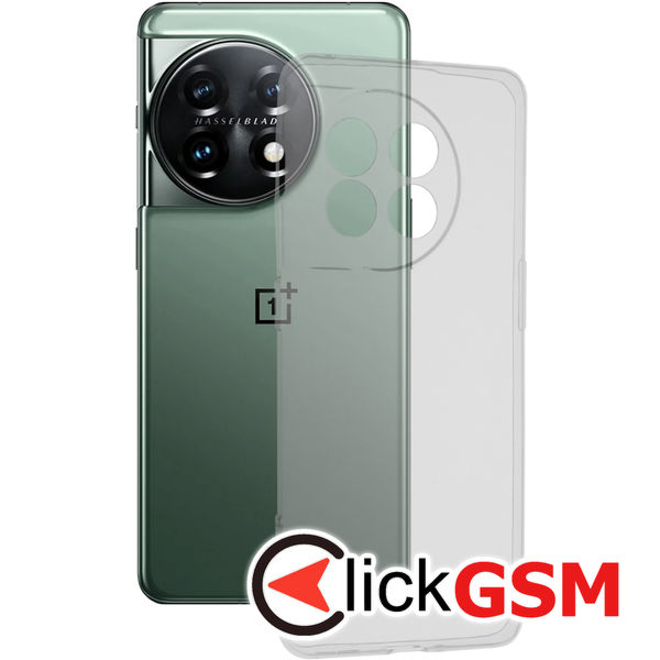 Techsuit - Clear Silicone - OnePlus 11 - Transparent