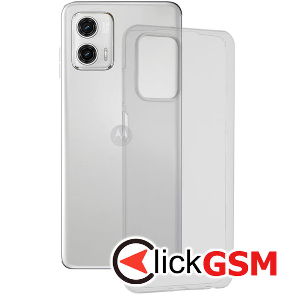 Techsuit - Clear Silicone - Motorola Moto G73 - Transparent