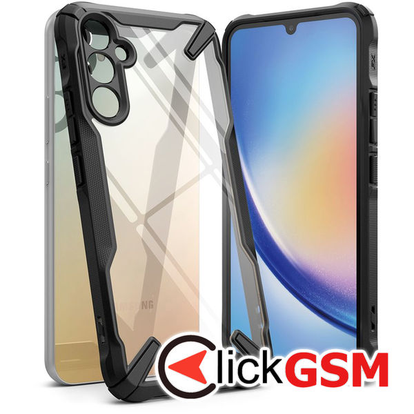 Ringke - Fusion X - Samsung Galaxy A34 5G - Black