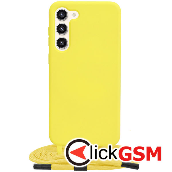 Techsuit - Crossbody Lanyard - Samsung Galaxy S23 Plus - Yellow