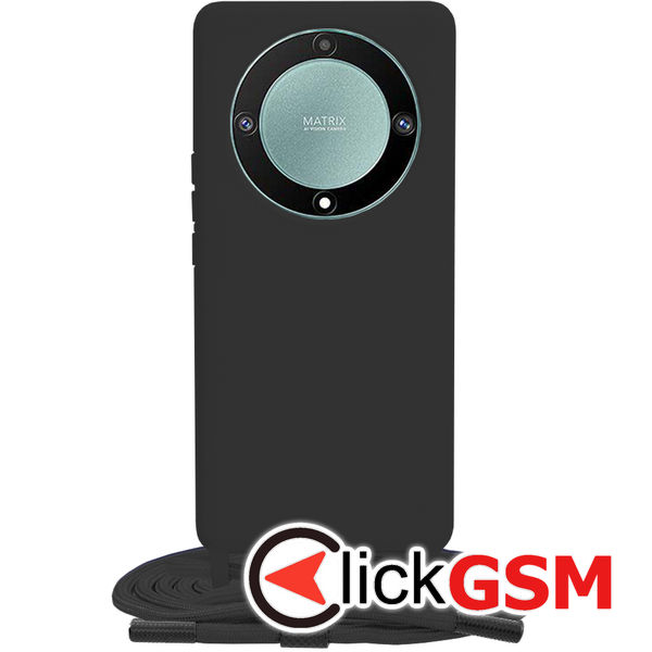 Techsuit - Crossbody Lanyard - Honor Magic5 Lite - Black